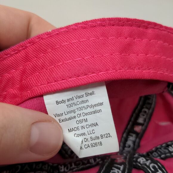 Tractor Supply Women's Slideback Hat Pink OSFM Embroidered Logo - Picture 11 of 11